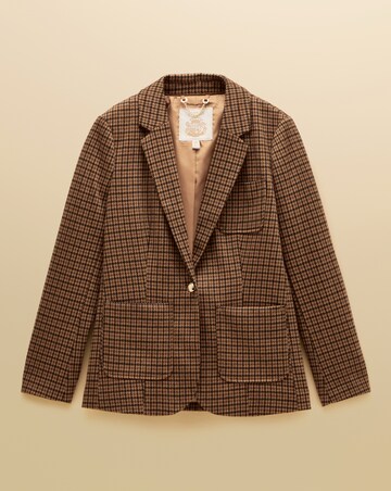 Joules Albury Check Jersey Blazer