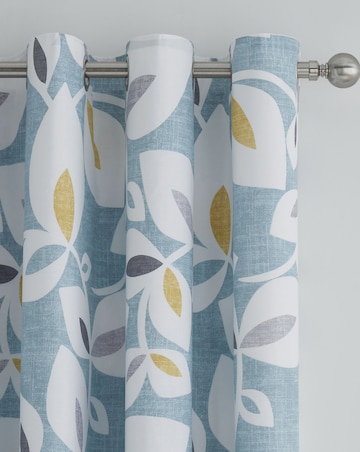 Catherine Lansfield Inga Leaf Curtains