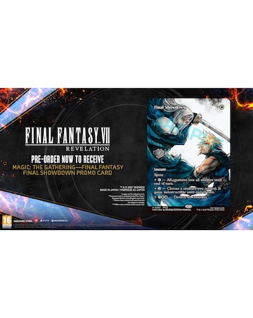 Final Fantasy VII Revelation + Magic The Gathering Card (Nintendo Switch 2)