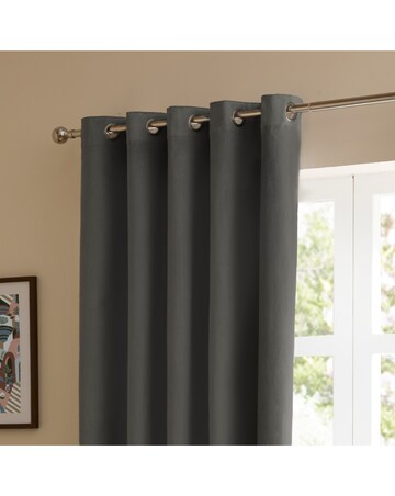 Furn. The Ultimate Velvet Blackout Eyelet Curtains