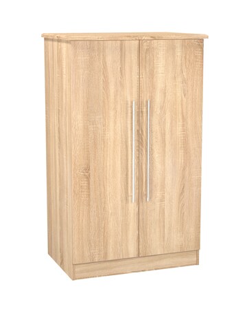 Osprey Ready Assembled 2 Door Midi Wardrobe - Kids
