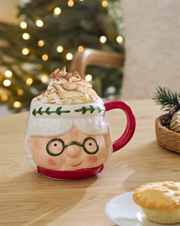 Santa & Friends Ceramic Nordic Mug - Mrs Claus