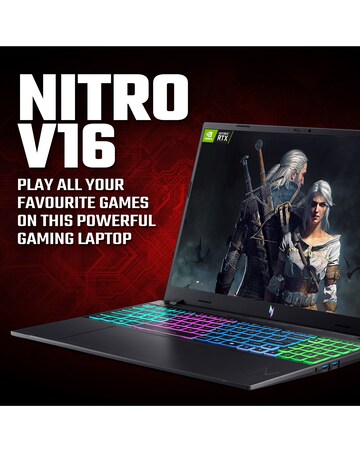 Acer Nitro Gaming Laptop - 16in Core 5 5060 16GB 512GB - Black
