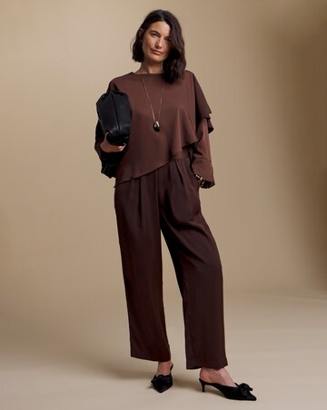 Julipa Satin Straight Leg Trouser