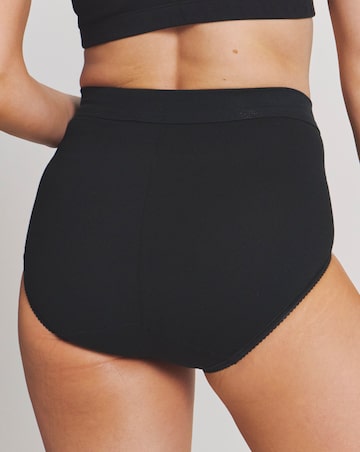 Sloggi (2 Pack) Cotton Double Comfort Maxi Knickers Black