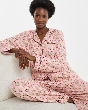 Julipa Tonal Aztec Print Revere Pyjama Set