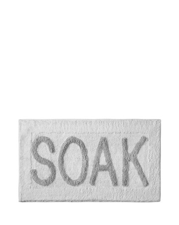 Catherine Lansfield 100% Cotton Soak Bath Mat