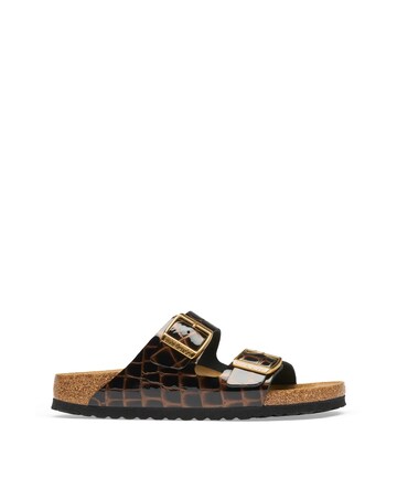 Birkenstock Arizona Natural Leather Mule Sandals - Standard Fit