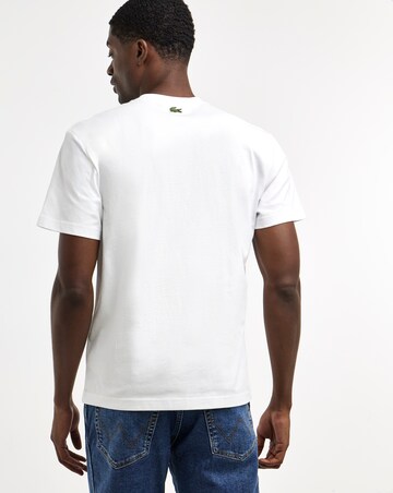 Lacoste Short Sleeve Printed T-Shirt - White