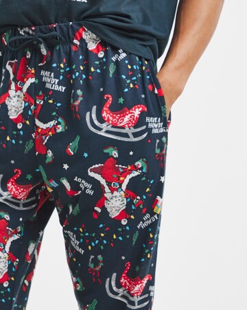 Pretty Secrets Western Santa Family Pyjamas - Mens