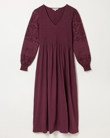 Fatface Dani Broderie Midi