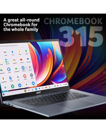 Acer Chromebook 315 - 15.6in MediaTek 4GB 64GB - Blue