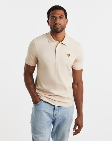 Lyle & Scott Classic Short Sleeve Polo Shirt - Beige