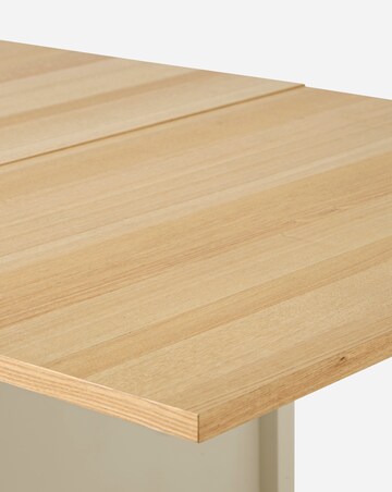 Nelle Dropleaf Two Tone Dining Table