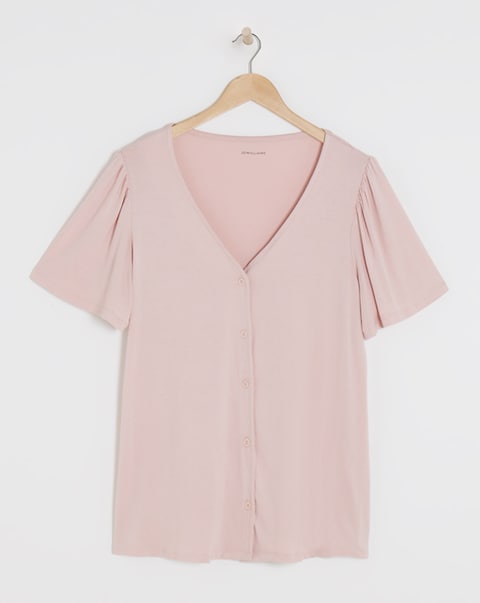 Blush Angel Sleeve Top