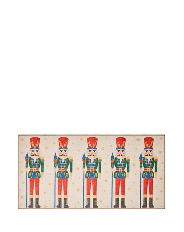 Christmas Nutcracker Washable Doormat