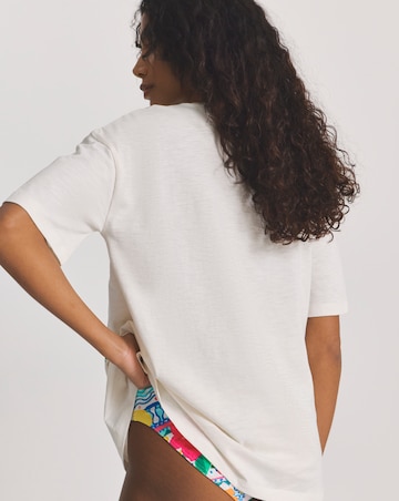Beach Club Graphic Cotton Beach T-Shirt