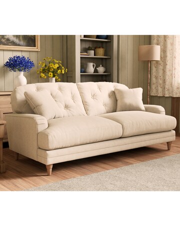 Florence Buttonback 3 Seater Sofa