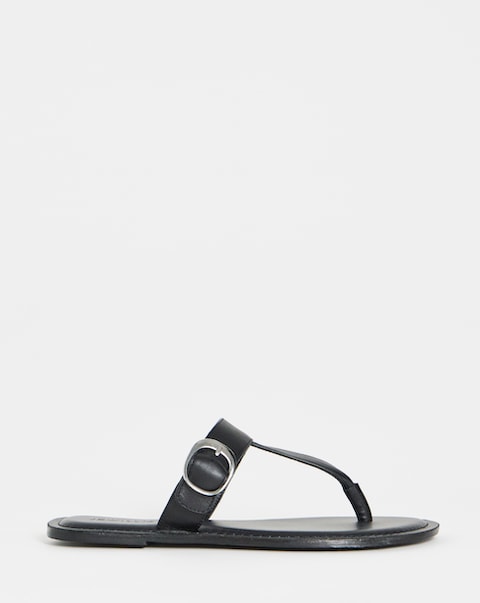 Fortune Leather Toe Post Sandals - Extra Wide Fit (EEE)
