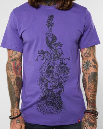 Joe Browns Snakes & Sounds T-Shirt - Purple