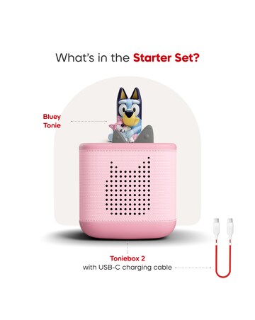 Toniebox 2 Cloud Pink Starter Set Bluey