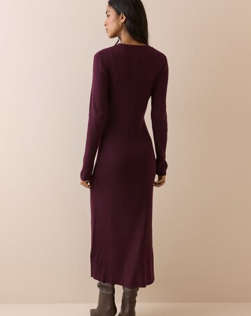 NOBODY'S CHILD BUTTON THROUGH MIDI DRESS