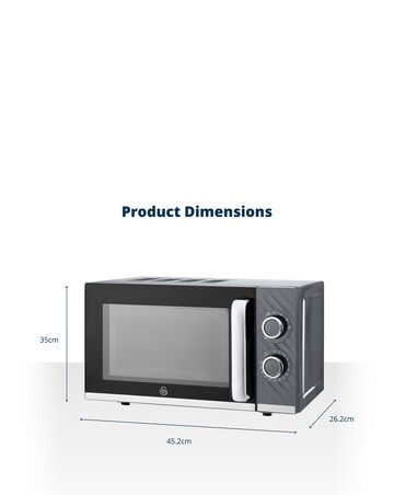 Swan Windsor Microwave Grey