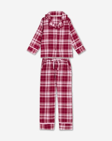 Pretty Secrets Check Button Through Pyjama Set - Mini Me Kids