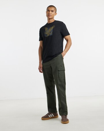 Lyle & Scott Short Sleeve Eagle Graphic T-Shirt - Black