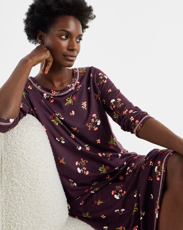 Julipa Value Supersoft Autumn Print Long Sleeve Nightie