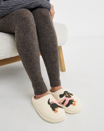 Frankfurter Borg Sausage Dog Slippers - Wide Fit (E)