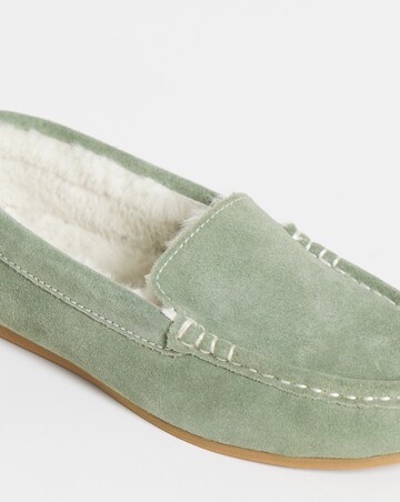 Leona Moccasin Slippers - Wide Fit (E)