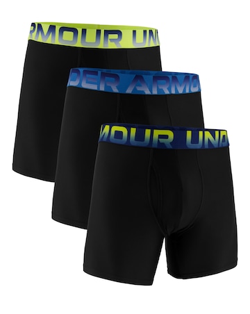 Under Armour Performance Cotton 6 Inch Boxers - 3 Pack