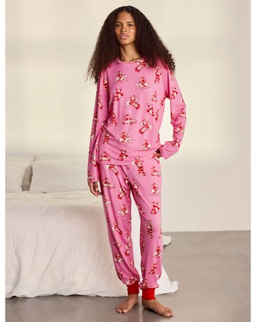 Chelsea Peers Classic Long Sleeve Crew Neck Christmas Pyjama Set