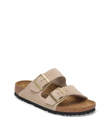 Birkenstock Arizona Sandcastle Suede Sandals - Standard Fit (D)