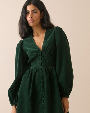 NOBODY'S CHILD RILEY CORD MINI DRESS