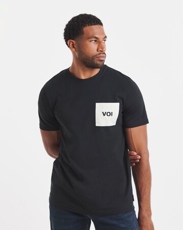 Voi Contrast Pocket T-shirt Long Length