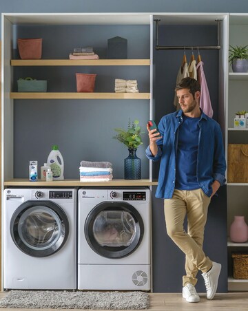 Hoover H-DRY 350 HRE H9A3TBE-80/N WiFi 9kg Heat Pump Tumble Dryer White +Install