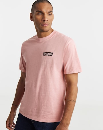 Dickies Short Sleeve Buchtell Back Graphic T-Shirt - Rose