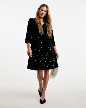 Joanna Hope Embellished Shift Dress