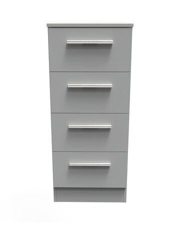 Eider Ready Assembled 4 Drawer Tallboy - Kids