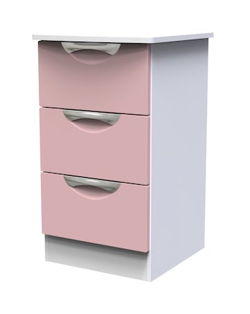 Haydn Ready Assembled 3 Drawer Bedside - Kids