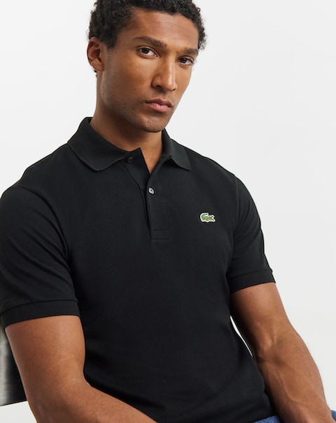 Lacoste Classic Short Sleeve Pique Polo - Black