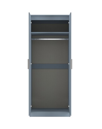 Humber Ready Assembled 2 Door Mirrored Wardrobe - Kids