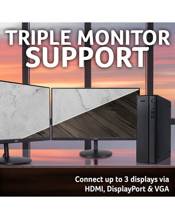 Acer Aspire XC Desktop Tower - Ryzen 5 3500U 8GB 512GB SSD