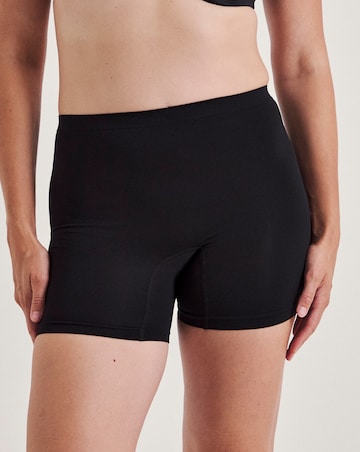 Pretty Secrets (3 Pack) Seamless Comfort Shorts Black