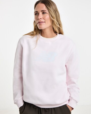 New Balance Fleece Logo Crew Neck Sweatshirt
