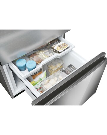 Haier Combi 3DR Series 5 HTW5618ENMG 180cm Refrigerator Inox + Install