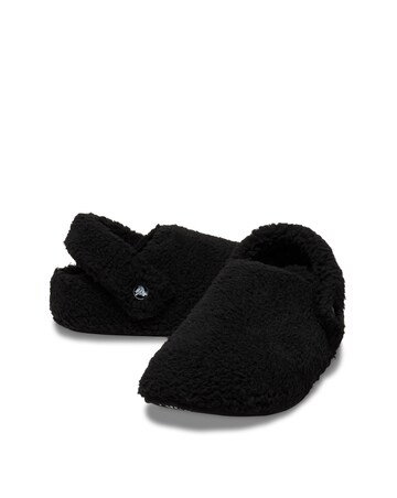 Croc Black Classic Cozzzy Slipper - Standard Fit