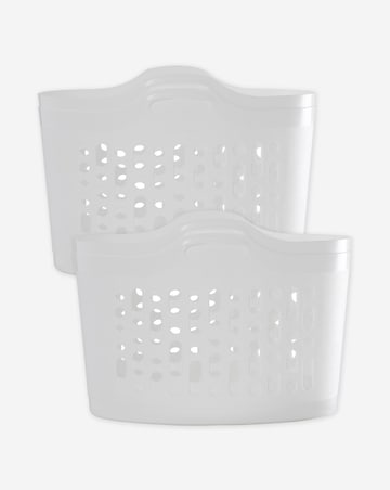 Wham Flexi Laundry 50L Utility Basket Set of 2
